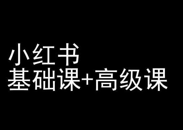 小红书基础课+高级课-小红书运营教程-占领资源网