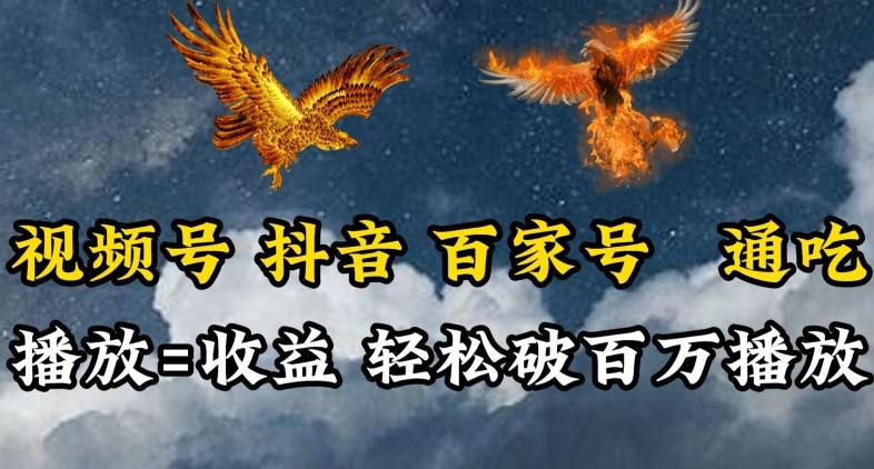 视频号，百家号，抖音流量通吃，抗战时期的英雄人物传记介绍，每天轻松两三张【揭秘】-占领资源网