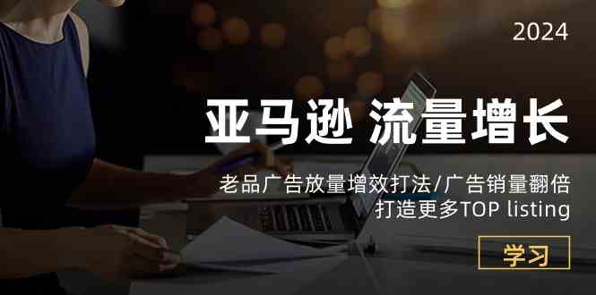 亚马逊流量增长-老品广告放量增效打法/销量翻倍/打造更多TOPlisting-占领资源网