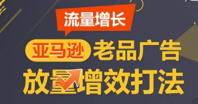 亚马逊流量增长-老品广告放量增效打法，循序渐进，打造更多TOP listing​-占领资源网