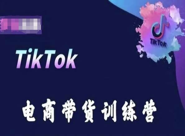 TikTok电商带货训练营，跟随时代潮流，跨境掘金-占领资源网