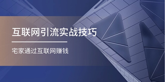 互联网引流实操技巧(适合微商，吸引宝妈)，宅家通过互联网赚钱（17节）-占领资源网