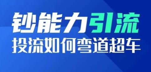 钞能力引流：投流如何弯道超车，投流系数及增长方法，创造爆款短视频-占领资源网