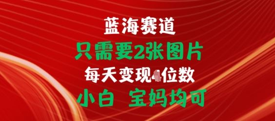 只需要2张图片，挂载链接出单赚佣金，小白宝妈均可【揭秘】-占领资源网
