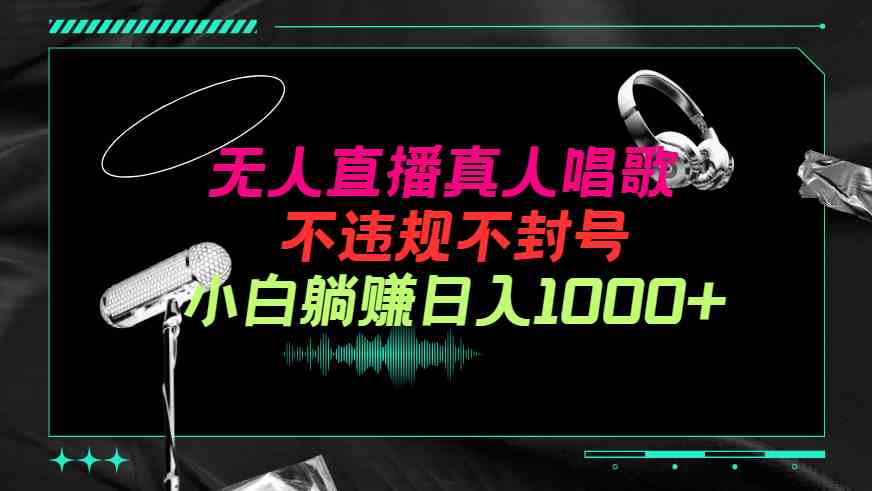 (9622期）抖音24小时无人直播音乐，不违规，不封号纯撸音浪，小白实操当天日入1000+-占领资源网