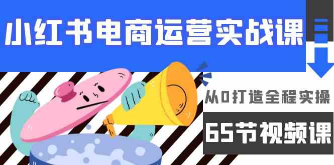 （9724期）小红书电商运营实战课，​从0打造全程实操（65节视频课）-占领资源网