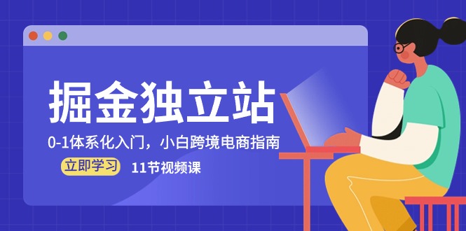 （10536期）掘金 独立站，0-1体系化入门，小白跨境电商指南（11节视频课）-占领资源网