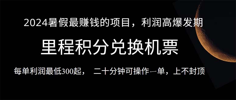（10995期）2024暑假最暴利的项目，目前做的人很少，一单利润300+，二十多分钟可操…-占领资源网