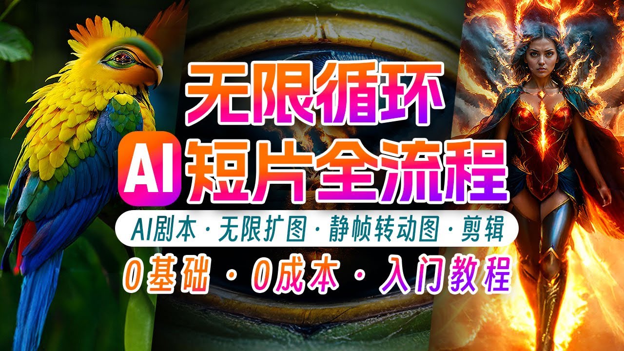 AI剪辑无限循环画面：新手轻松月入上万-占领资源网