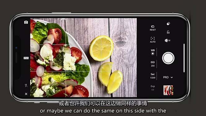 （11073期）iPhone 美食摄影-掌握美食摄影造型-构图和编辑艺术-21节课-中英字幕-占领资源网