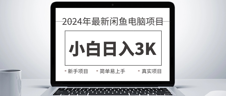 （10846期）2024最新闲鱼卖电脑项目，新手小白日入3K+，最真实的项目教学-占领资源网