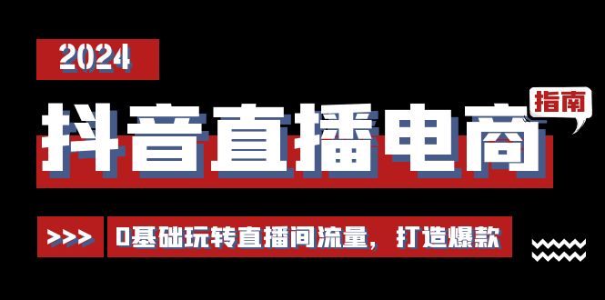 （11138期）抖音直播电商运营必修课，0基础玩转直播间流量，打造爆款（29节）-占领资源网