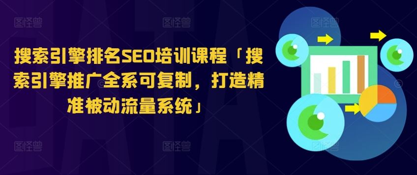 搜索引擎排名SEO培训课程「搜索引擎推广全系可复制，打造精准被动流量系统」-占领资源网