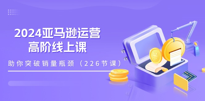 （11389期）2024亚马逊运营-高阶线上课，助你突破销量瓶颈（228节课）-占领资源网