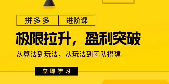 （11435期）拼多多·进阶课：极限拉升/盈利突破：从算法到玩法 从玩法到团队搭建-18节-占领资源网