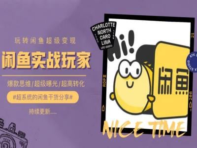 手把手教你0到1系统玩转闲鱼变现，爆款思维/超级曝光/超高转化-占领资源网
