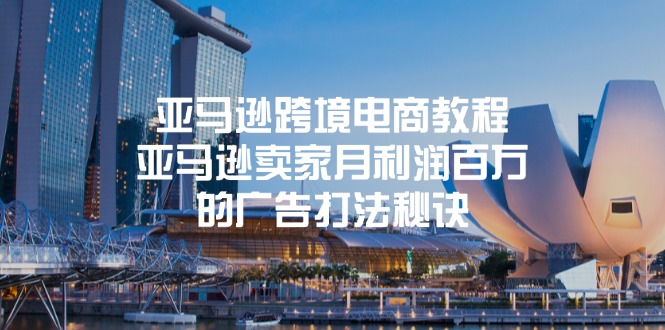 （11453期）亚马逊跨境电商教程：亚马逊卖家月利润百万的广告打法秘诀-占领资源网