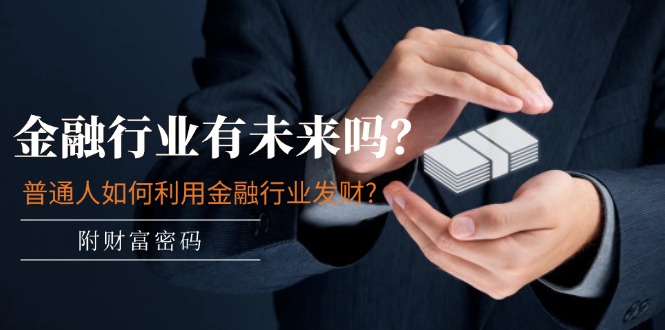 （11499期）某付费文章：金融行业有未来吗？普通人如何利用金融行业发财?(附财富密码)-占领资源网