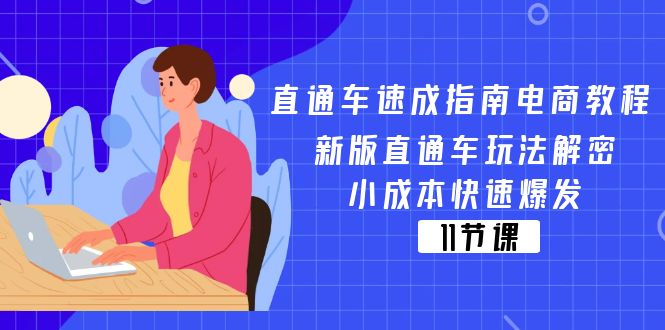 （11537期）直通车 速成指南电商教程：新版直通车玩法解密，小成本快速爆发（11节）-占领资源网
