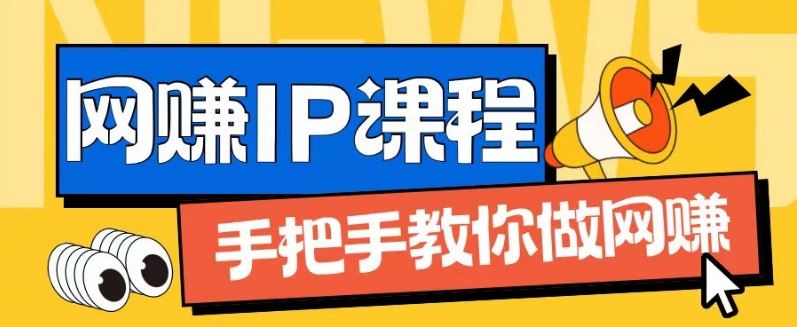 ip合伙人打造1.0，从0到1教你做网创，实现月入过万【揭秘】-占领资源网