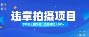 （11698期）随手拍也能赚钱？对的日入300+-占领资源网