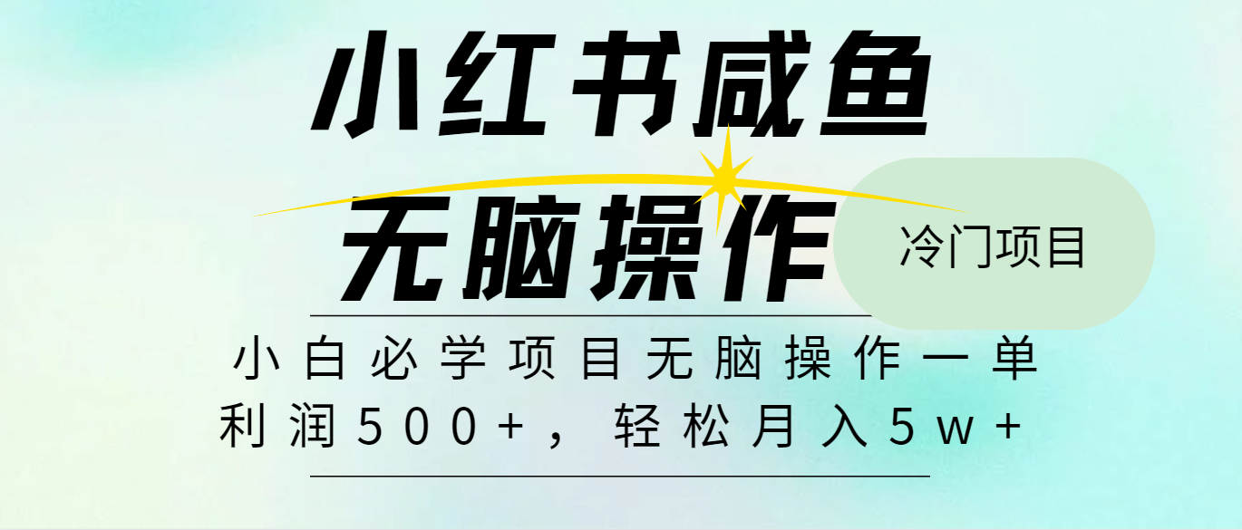 全网首发2024最热门赚钱暴利手机操作项目，简单无脑操作，每单利润最少500+-占领资源网
