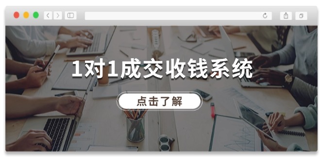 （11936期）1对1成交 收钱系统，十年专注于引流和成交，全网130万+粉丝-占领资源网