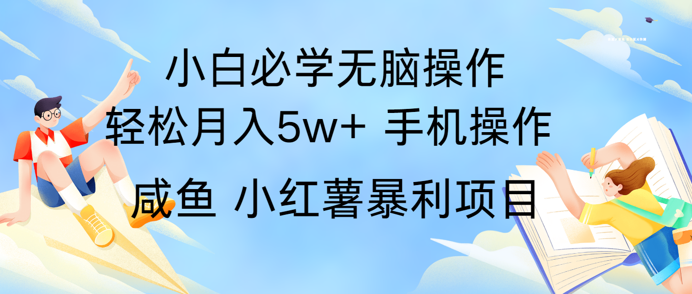 全网首发2024最暴利手机操作项目，简单无脑操作，每单利润最少500+-占领资源网
