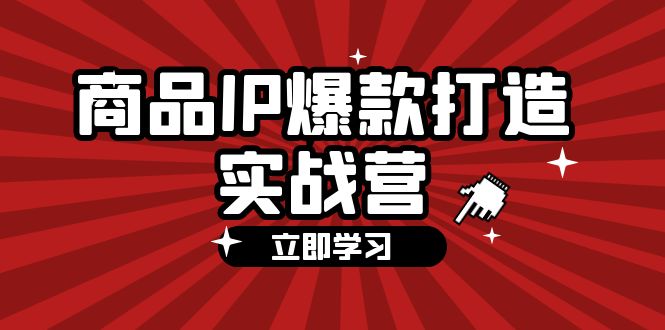 （12136期）商品-IP爆款打造实战营【第四期】，手把手教你打造商品IP，爆款 不断-占领资源网