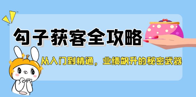 （12247期）从入门到精通，勾子获客全攻略，业绩飙升的秘密武器-占领资源网