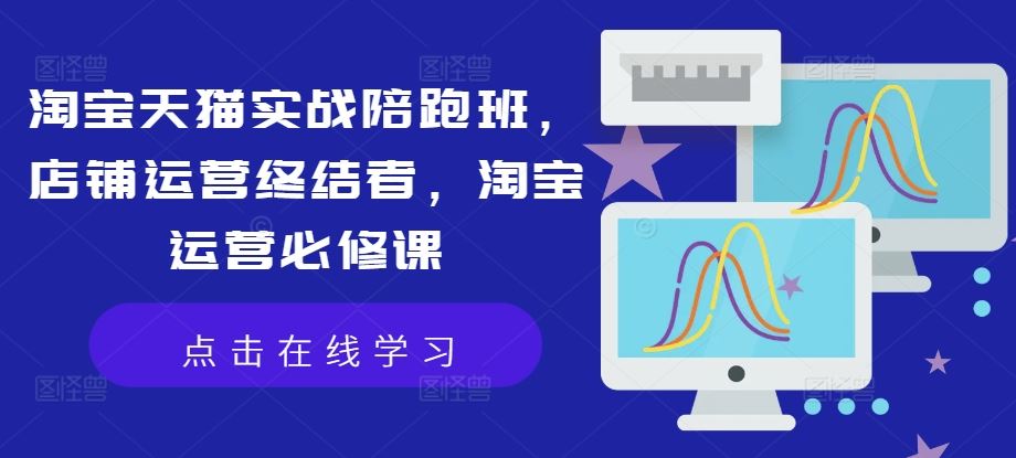 淘宝天猫实战陪跑班，店铺运营终结者，淘宝运营必修课-占领资源网