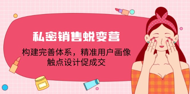 （12436期）私密销售蜕变营：构建完善体系，精准用户画像，触点设计促成交-占领资源网