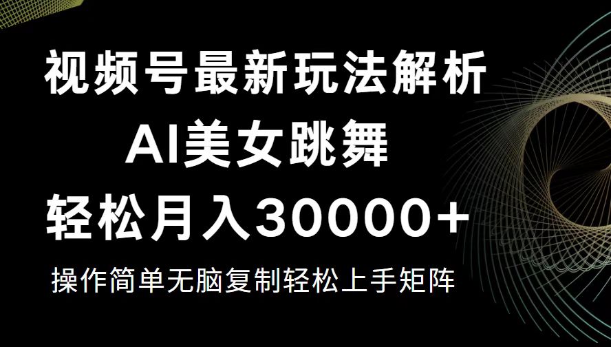 （12420期）视频号最新暴利玩法揭秘，轻松月入30000+-占领资源网