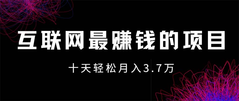 （12396期）互联网最赚钱的项目没有之一，轻松月入7万+，团队最新项目-占领资源网