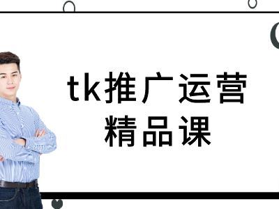 tk推广运营精品课-tiktok跨境电商教程-占领资源网