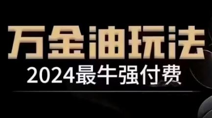 2024最牛强付费，万金油强付费玩法，干货满满，全程实操起飞-占领资源网