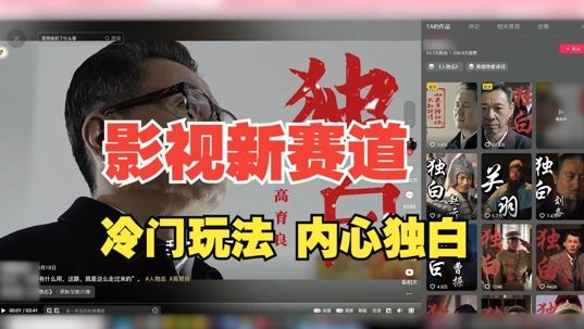 最新影视解说玩法，人物独白，30天涨粉24万+，全流程拆解【揭秘】-占领资源网