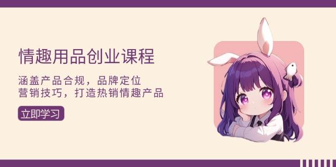 （13682期）情趣用品创业课程：涵盖产品合规，品牌定位，营销技巧，打造热销情趣产品-占领资源网