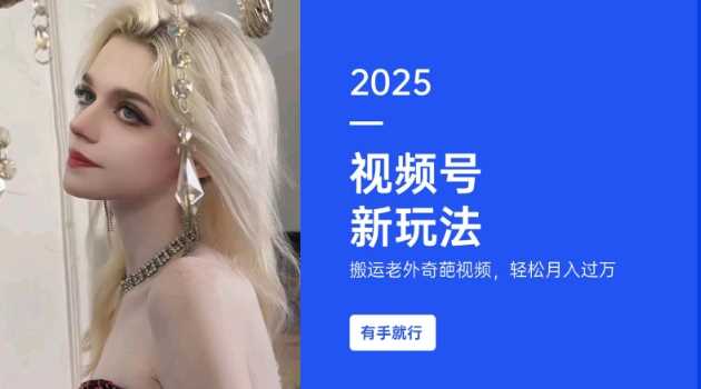 搬运老外奇葩视频，撸视频号分成计划收益，每天只需一小时，新手小白轻松月入过W-占领资源网