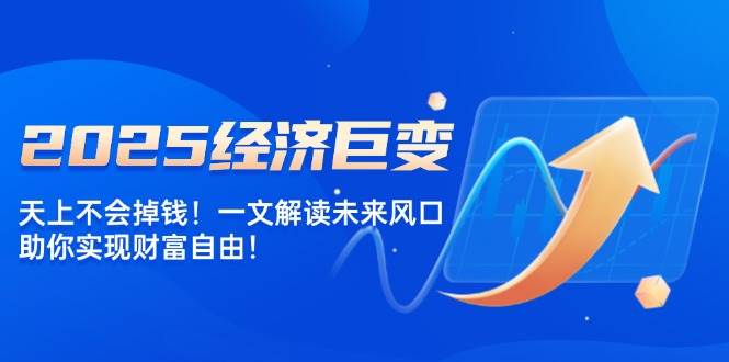 （14115期）2025经济巨变，天上不会掉钱！一文解读未来风口，助你实现财富自由！-占领资源网
