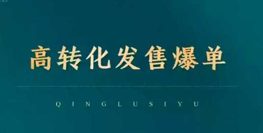 高转化发售爆单，引爆私域成交，打破运营全链-占领资源网
