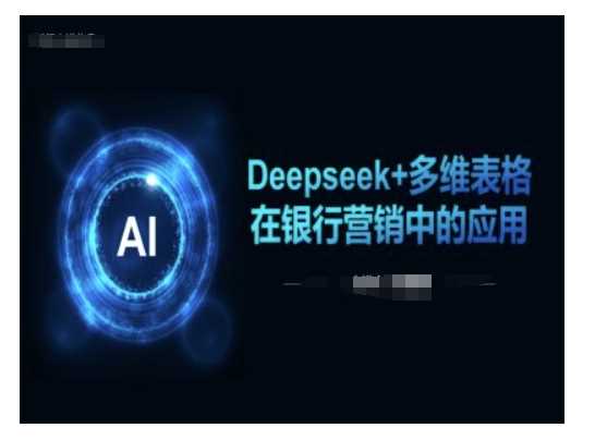 Deepseek+多维表格在银行营销场景中的应用-占领资源网