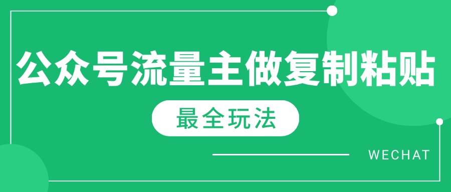 （14333期）最新完整Ai流量主爆文玩法，每天只要5分钟做复制粘贴，每月轻松10000+-占领资源网
