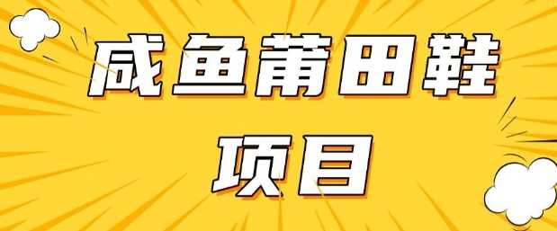 闲鱼高转化项目，手把手教你做，日入3张+(详细教程+货源)-占领资源网