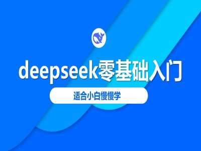 deepseek零基础入门-deepseek教程2025，适合小白慢慢学-占领资源网