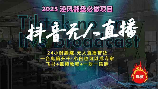（14539期）抖音无人直播新风口：轻松实现睡后收入，一人管理多设备，24小时不间断…-占领资源网