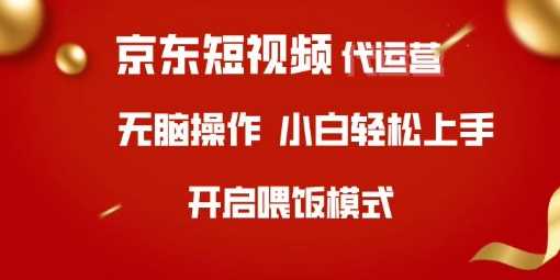 京东短视频代运营，全程喂饭，小白轻松上手【揭秘】-占领资源网