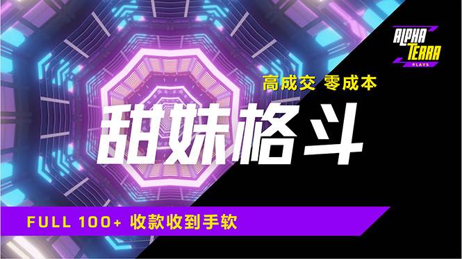 （14559期）高成交零成本，售卖甜美格斗课程，谁发谁火，加爆微信，日入1000+收款…-占领资源网