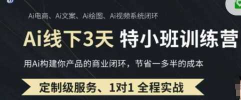 AI实操培训第20-21期线下，0基础保姆级教程，3月最新整理，企业获客、降本增效、打造超级个体-占领资源网