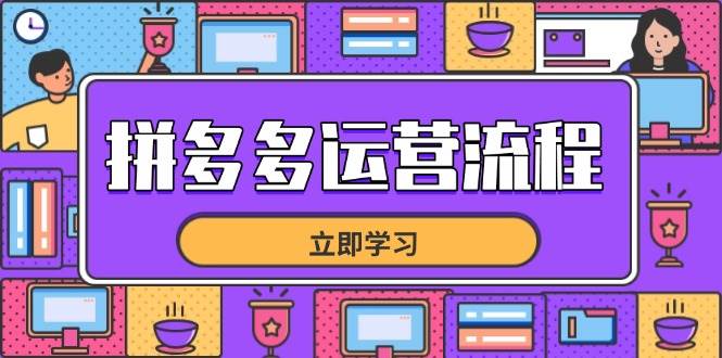 （14503期）拼多多运营流程，从选品到流量，全链路运营技巧，助力店铺爆单-占领资源网